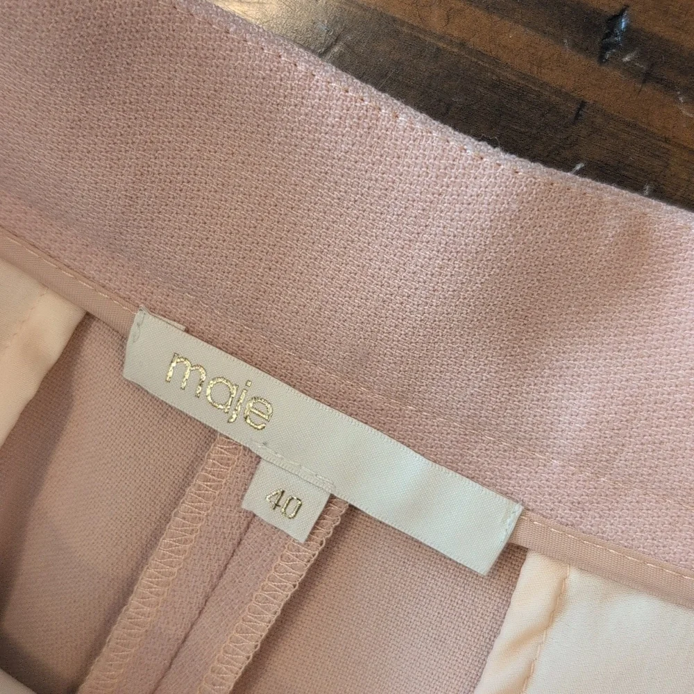 Maje Panka Wide Leg Crop Pant 40